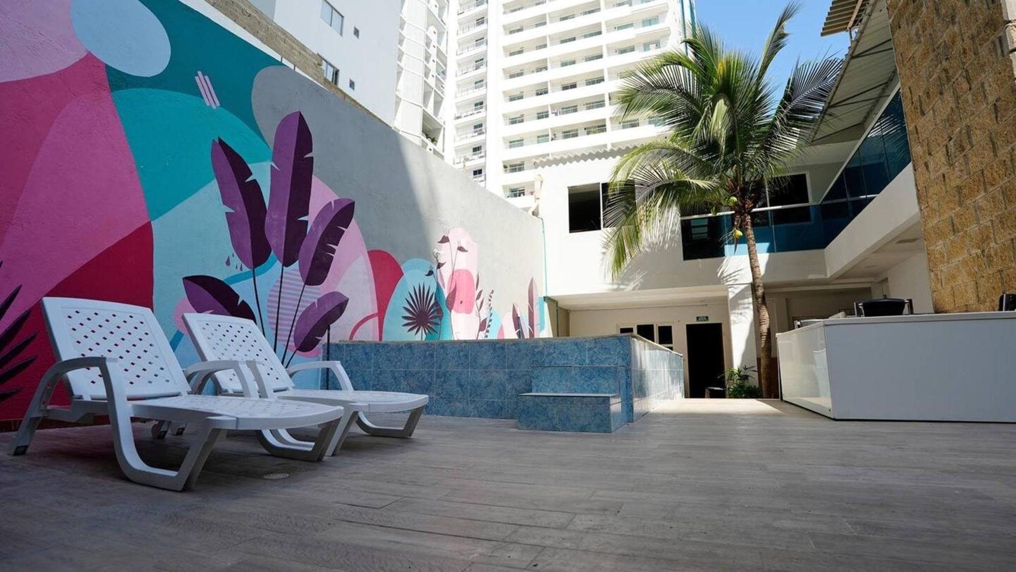 Hotel Bm-17 Cerca Al Mar Con Aire Acondicionada Y Wifi - Cartagena — Photos 3